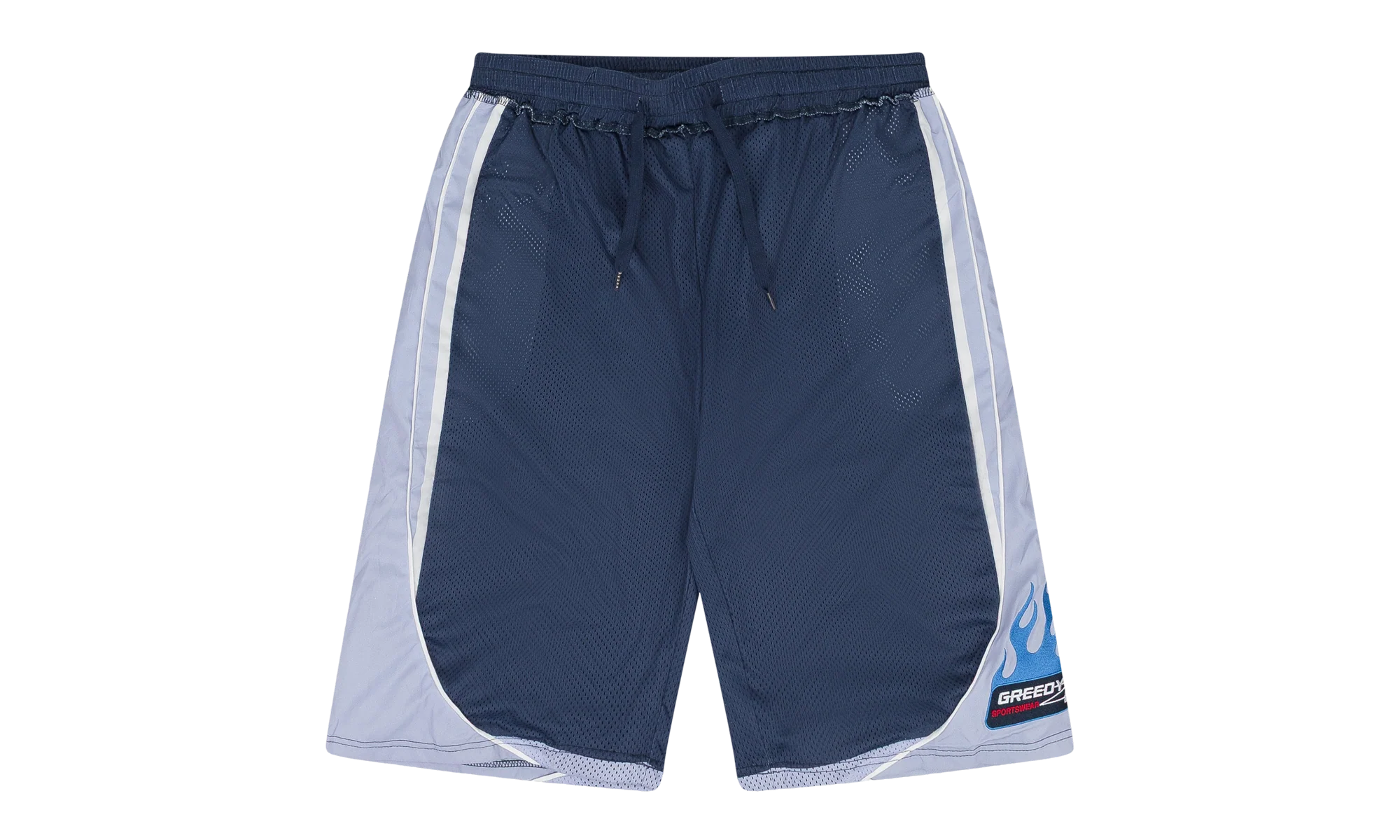 Multi Tag Gym Shorts "Blue / Silver" GUT MBTM 0006