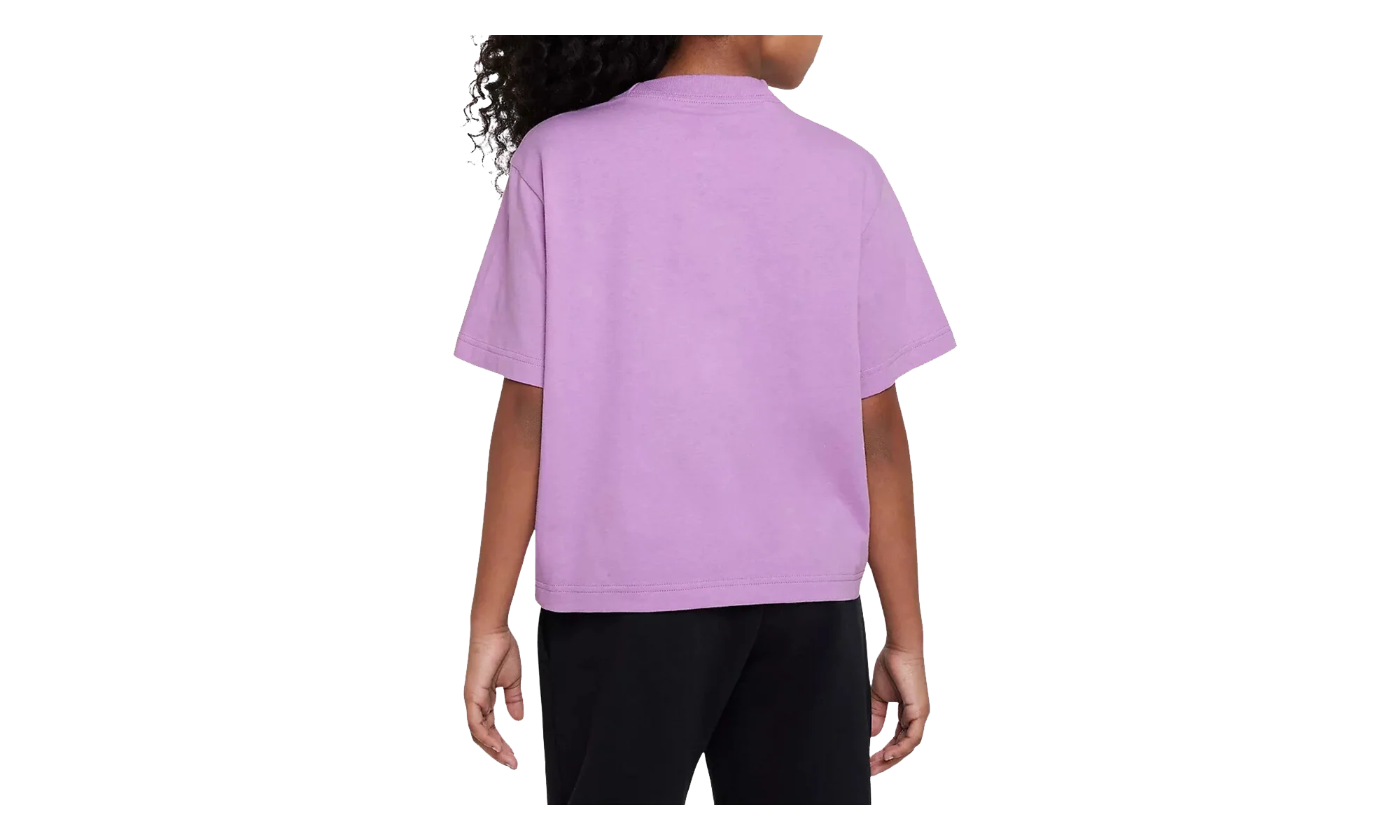Sportswear Boxy HBR Graphic T-shirt GS "Rush Fuchsia" FD5362 532