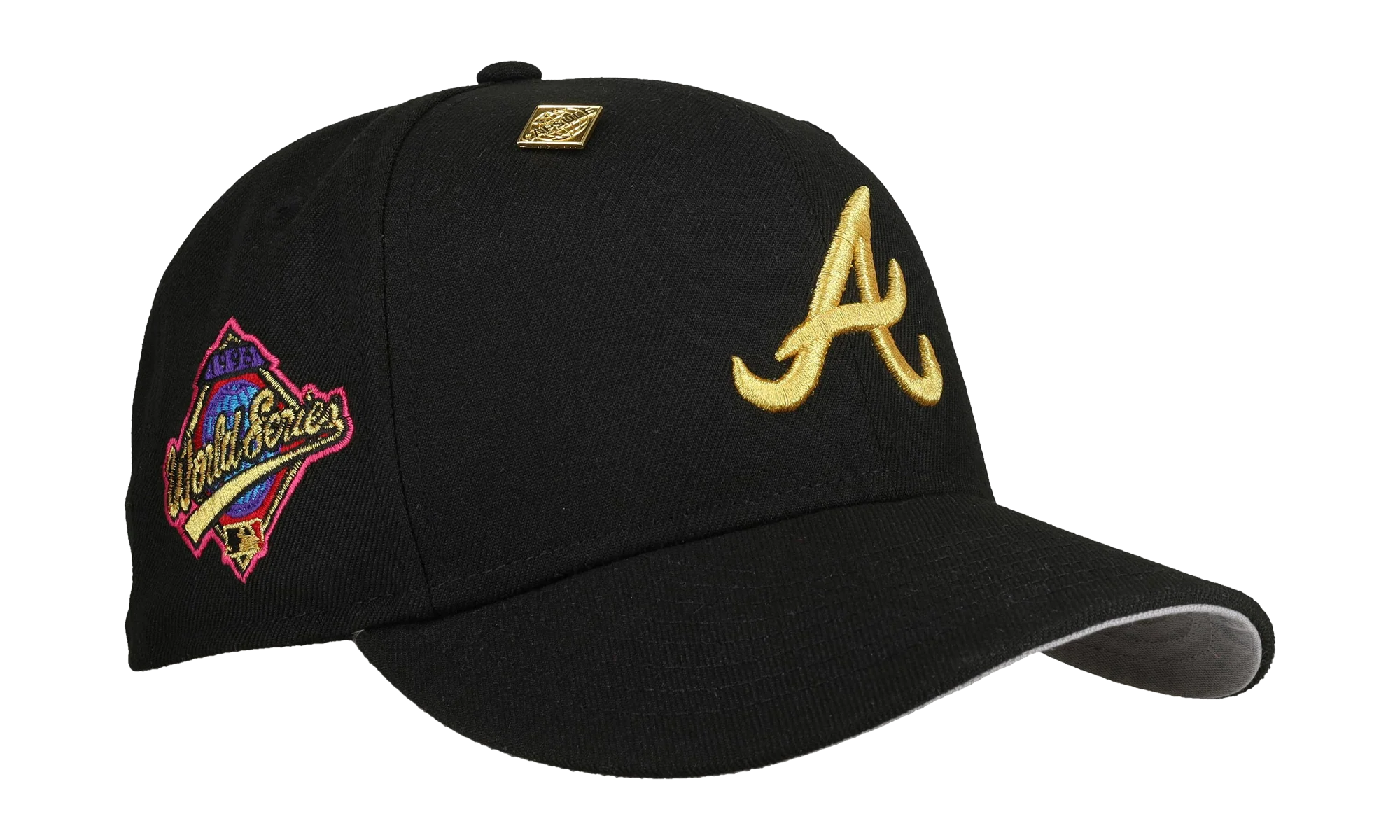 59FIFTY Atlanta Braves 1996 World Series Fitted Hat "Black / Yellow" NE455