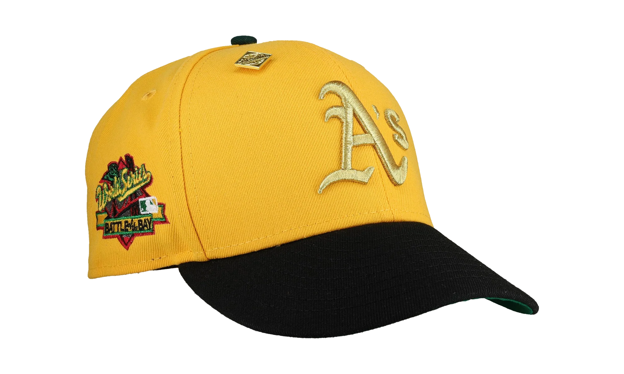 59FIFTY Oakland Athletics 1989 World Series Fitted Hat "Yellow / Gold" NE346