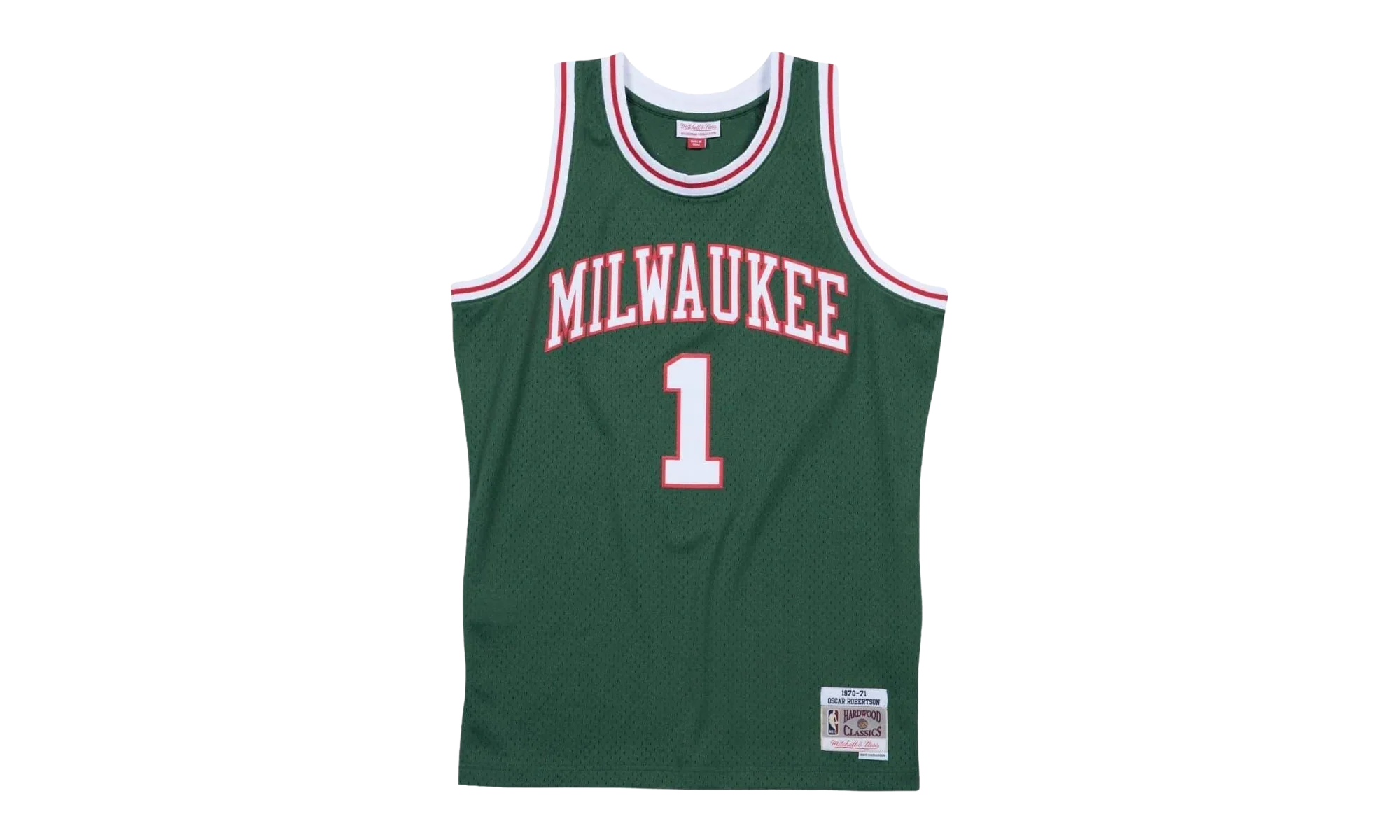 NBA Oscar Robertson Swingman Jersey "1970-71 Milwaukee Bucks - Dark Green" 353J315FGYORI