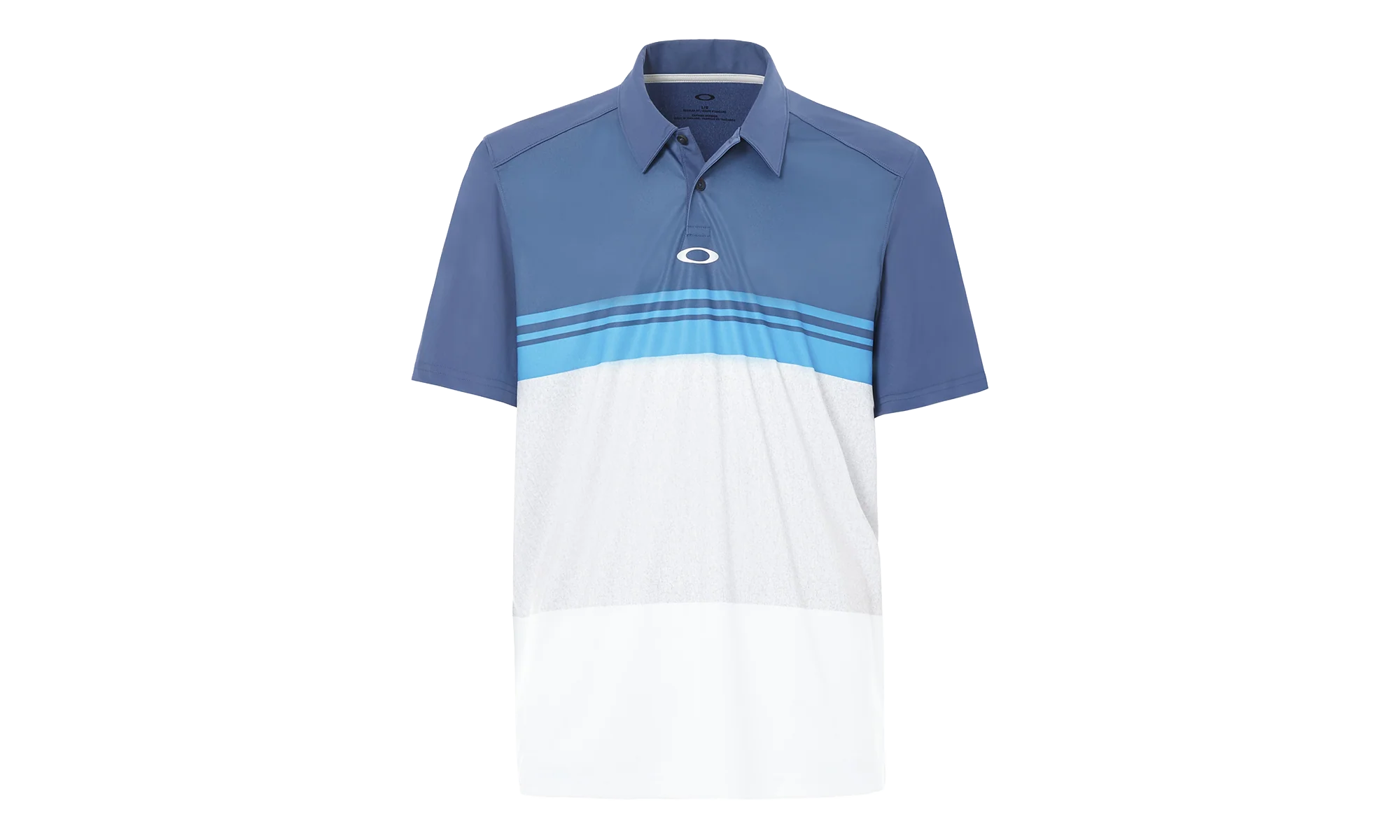 Color Block Take Polo Shirt "Ensign Blue" 434039 64W