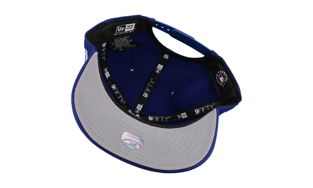 9FIFTY Los Angeles Dodgers 1988 World Series A Frame Snapback Hat "Blue" NE140
