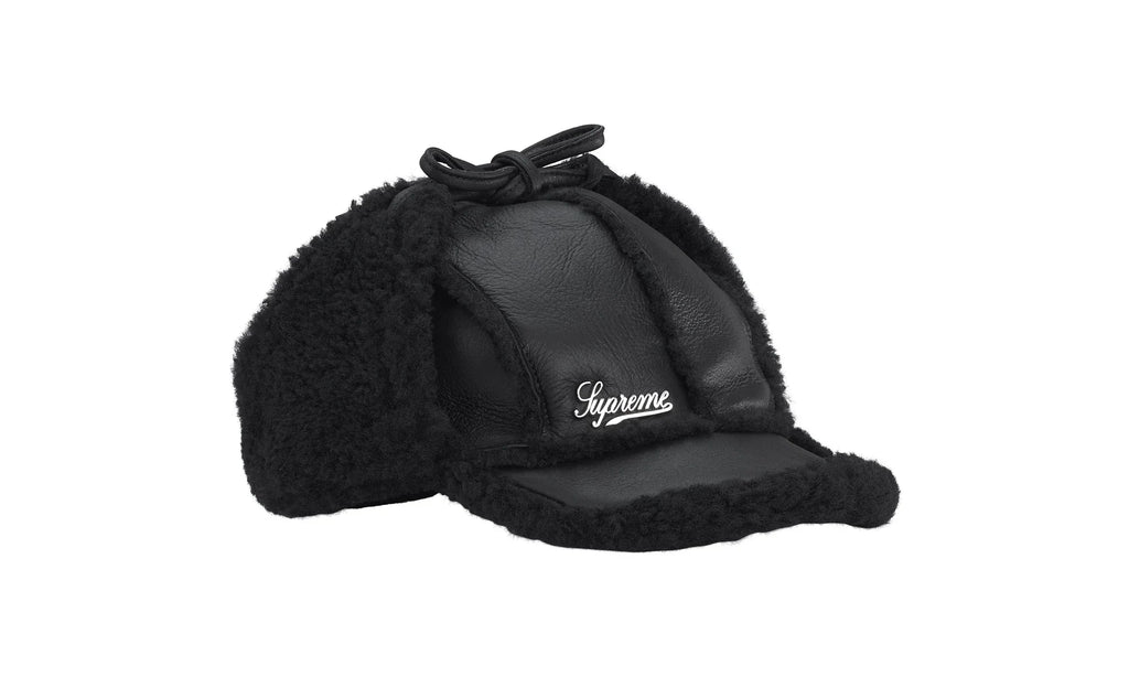 Shearling Lined Earflap Cap "FW25 - Black" SU26793