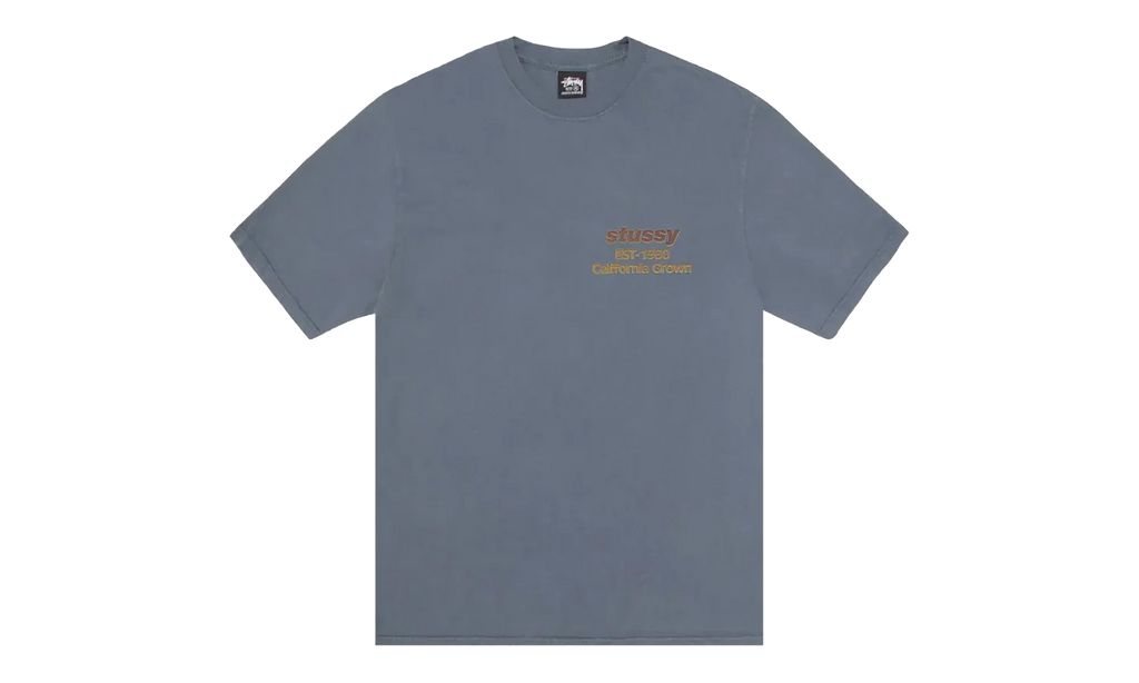 California Grown Pigment Dyed Tee "Navy" STUS391