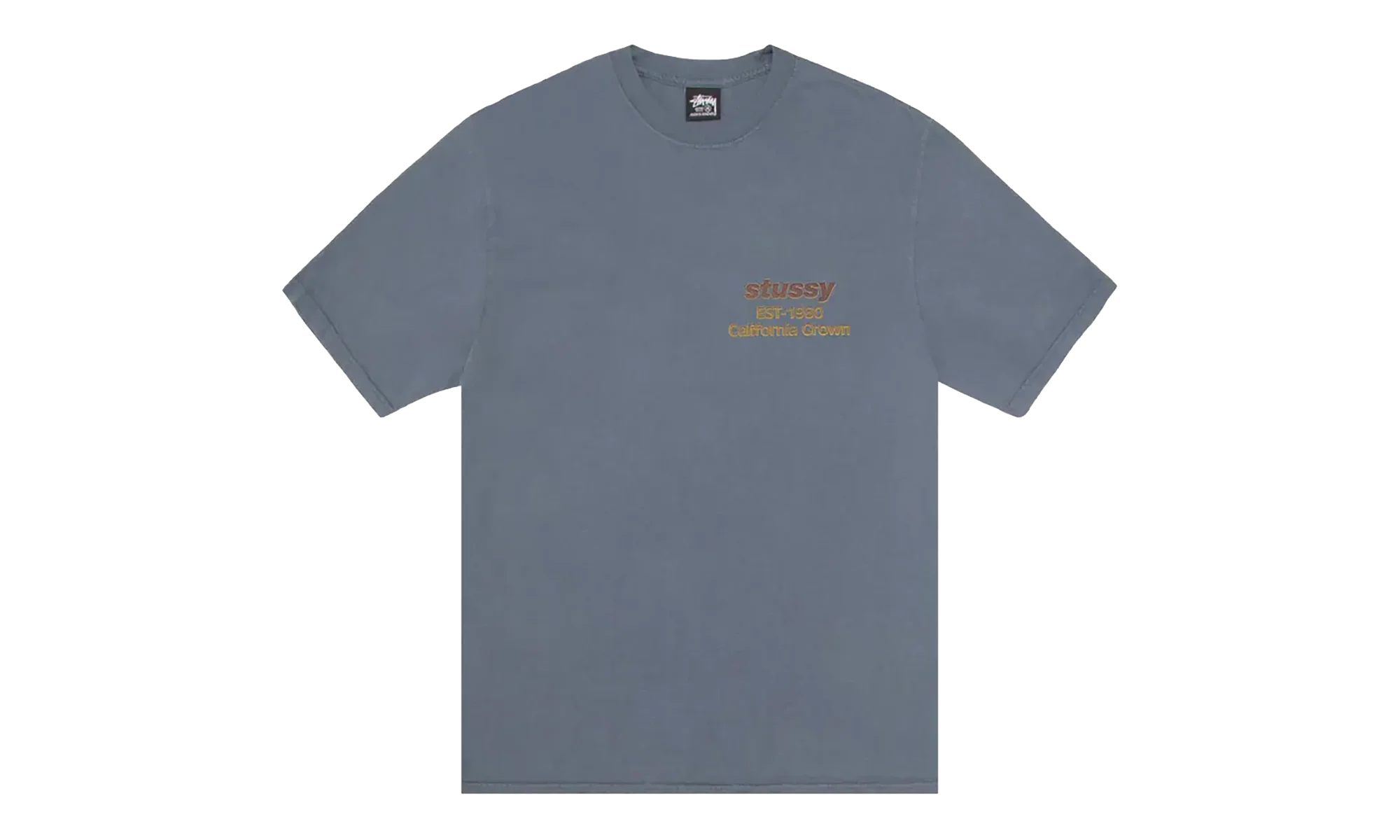 California Grown Pigment Dyed Tee "Navy" STUS391