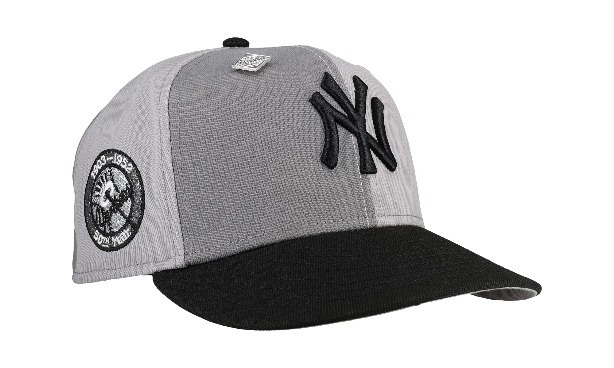 59FIFTY New York Yankees 50 Years Pinwheel Fitted Hat "Grey / Black" NE271