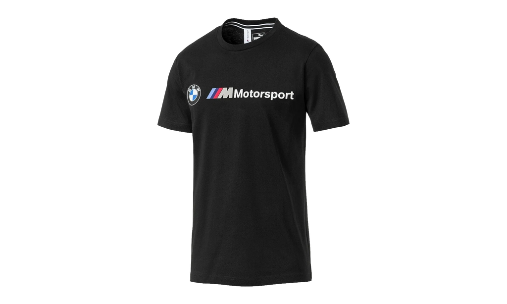 BMW Motorsport Logo Tee "Puma Black" 595369 01
