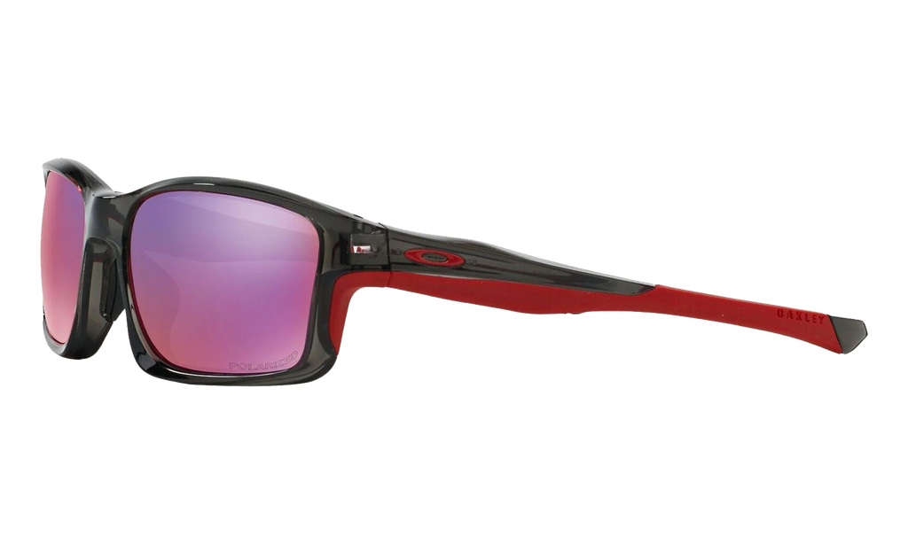 Chainlink Polarized Sunglasses "Grey Smoke / Red Iridium Polarized" OO9247 10