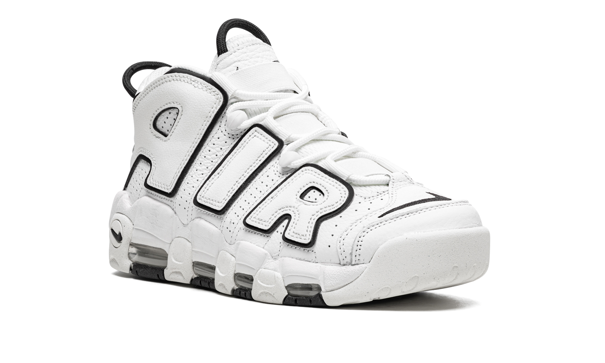 AIR MORE UPTEMPO MNS WMNS"White/ Black" DO6718 100