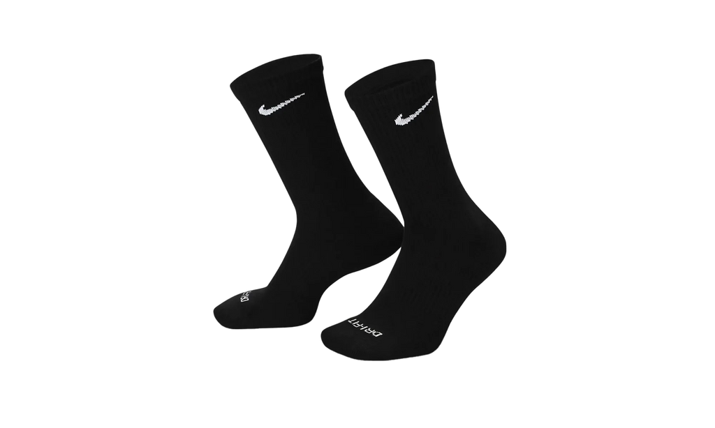 Everyday Plus Cushioned Training Crew Socks (3 Pairs) "Black / White" SX6888 010