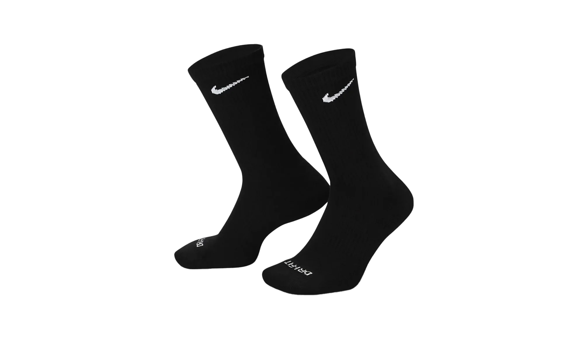 Everyday Plus Cushioned Training Crew Socks (3 Pairs) "Black / White" SX6888 010
