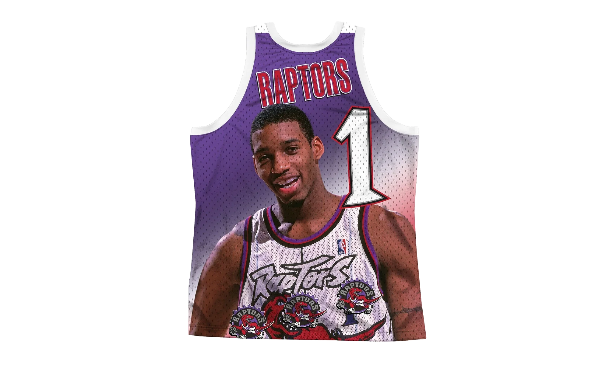 NBA Behind The Back Jersey "Toronto Raptors Tracy McGrady" MSTKMI19002 TRAWHITTMC