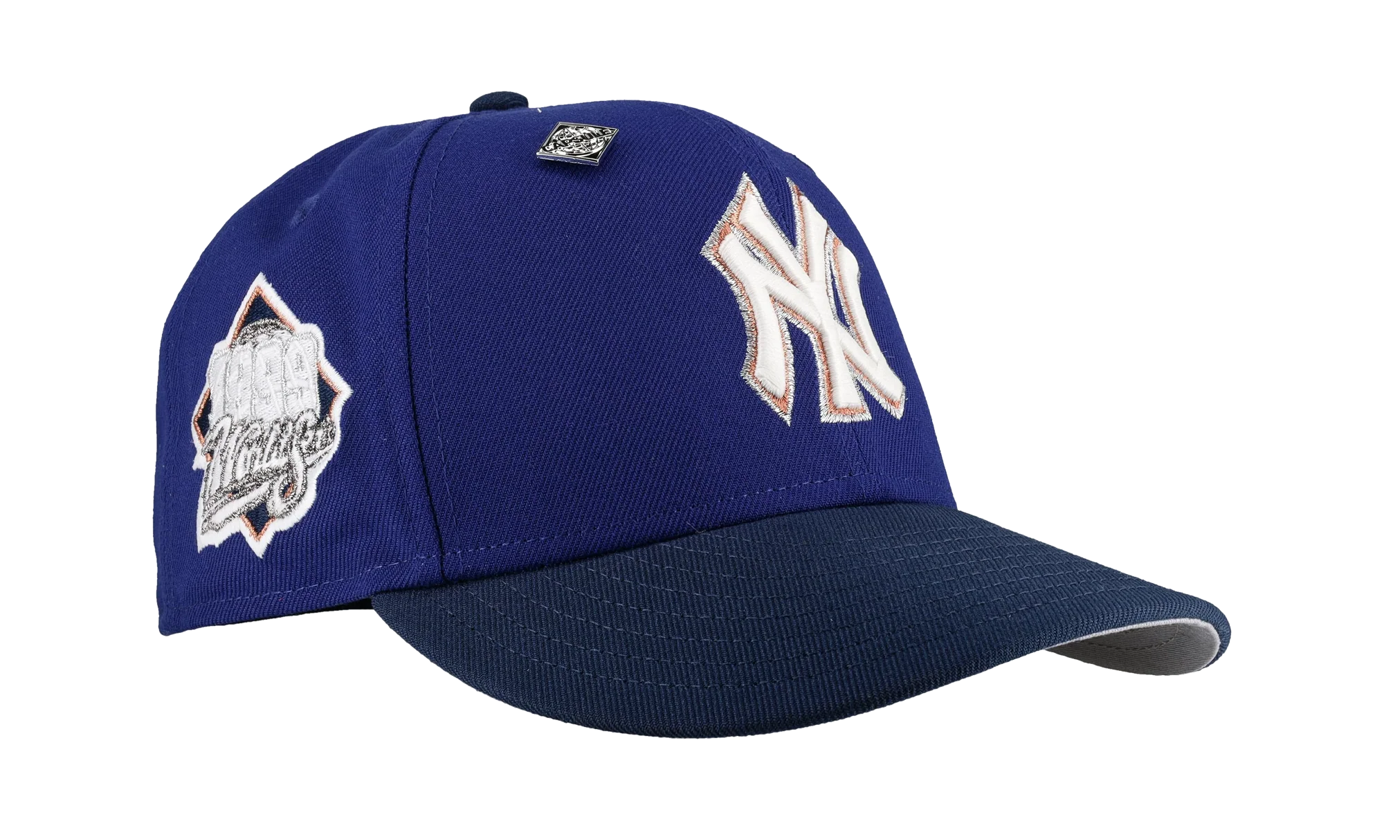 59FIFTY New York Yankees 1999 World Series Fitted Hat "Blue / Navy / Glow" NE249