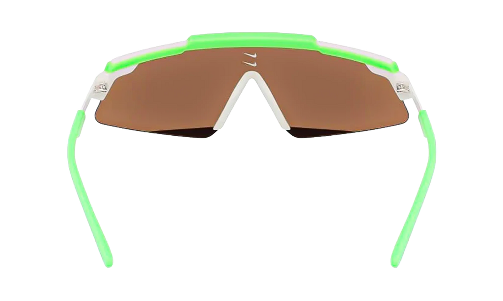 Marquee Sunglasses "Strike Green White / Bronze Brown Mirror" FN0302 398