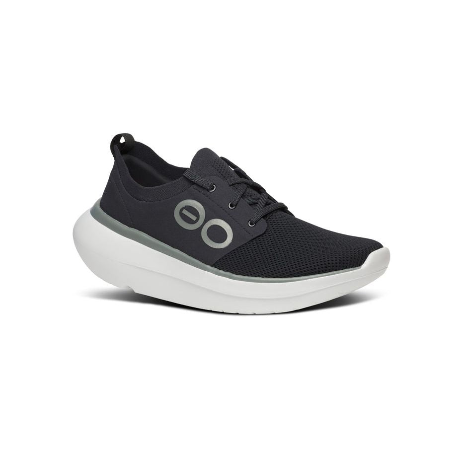 Men's OOMY Stride Shoe in White Black