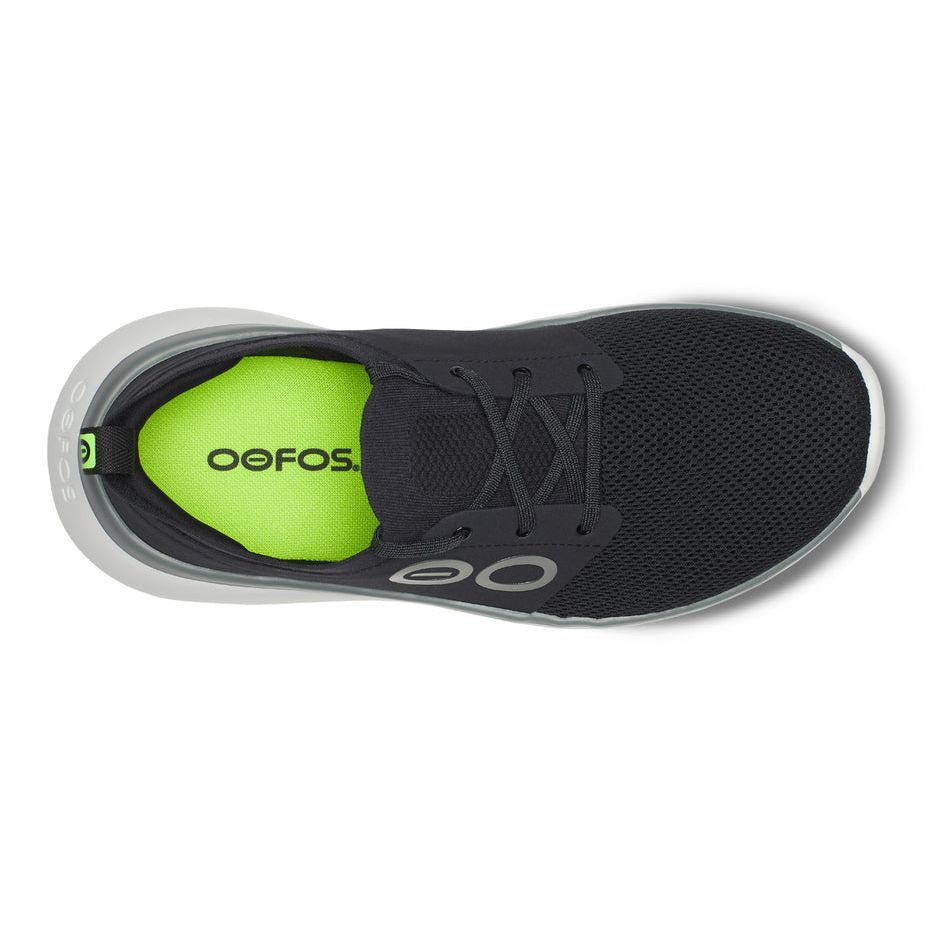 Men's OOMY Stride Shoe in White Black