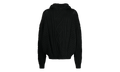 Cable Knit Hoodie "Jet Black" 192SP234390F