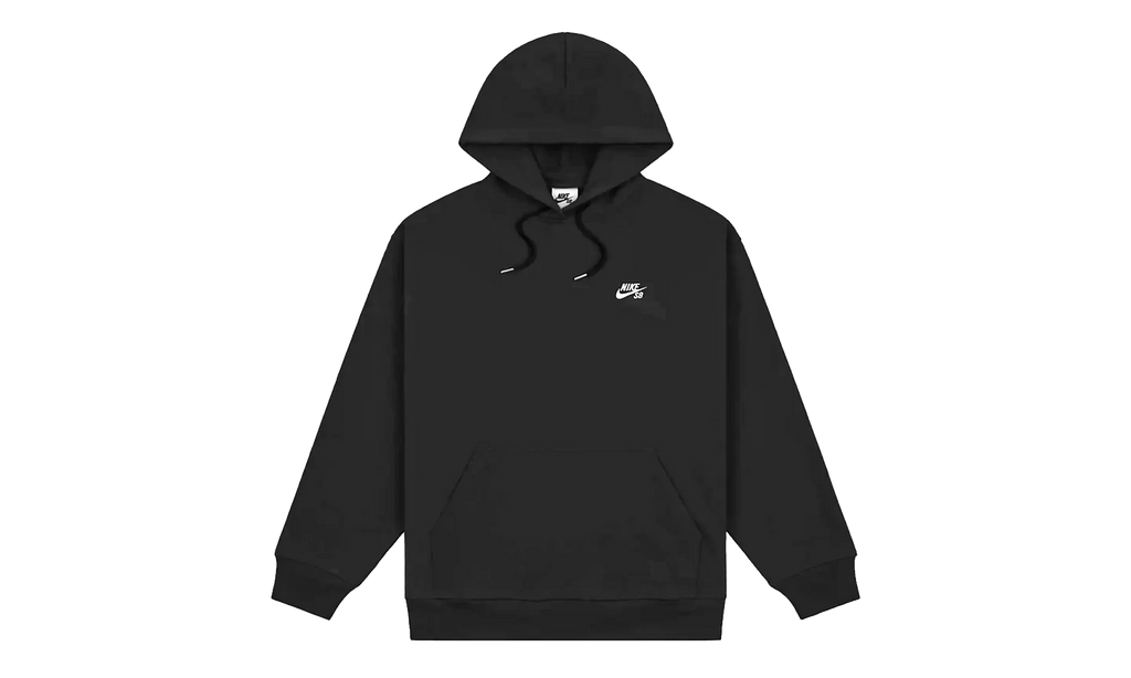 SB Fleece Pullover Skate Hoodie "Black / White" FV7351 010