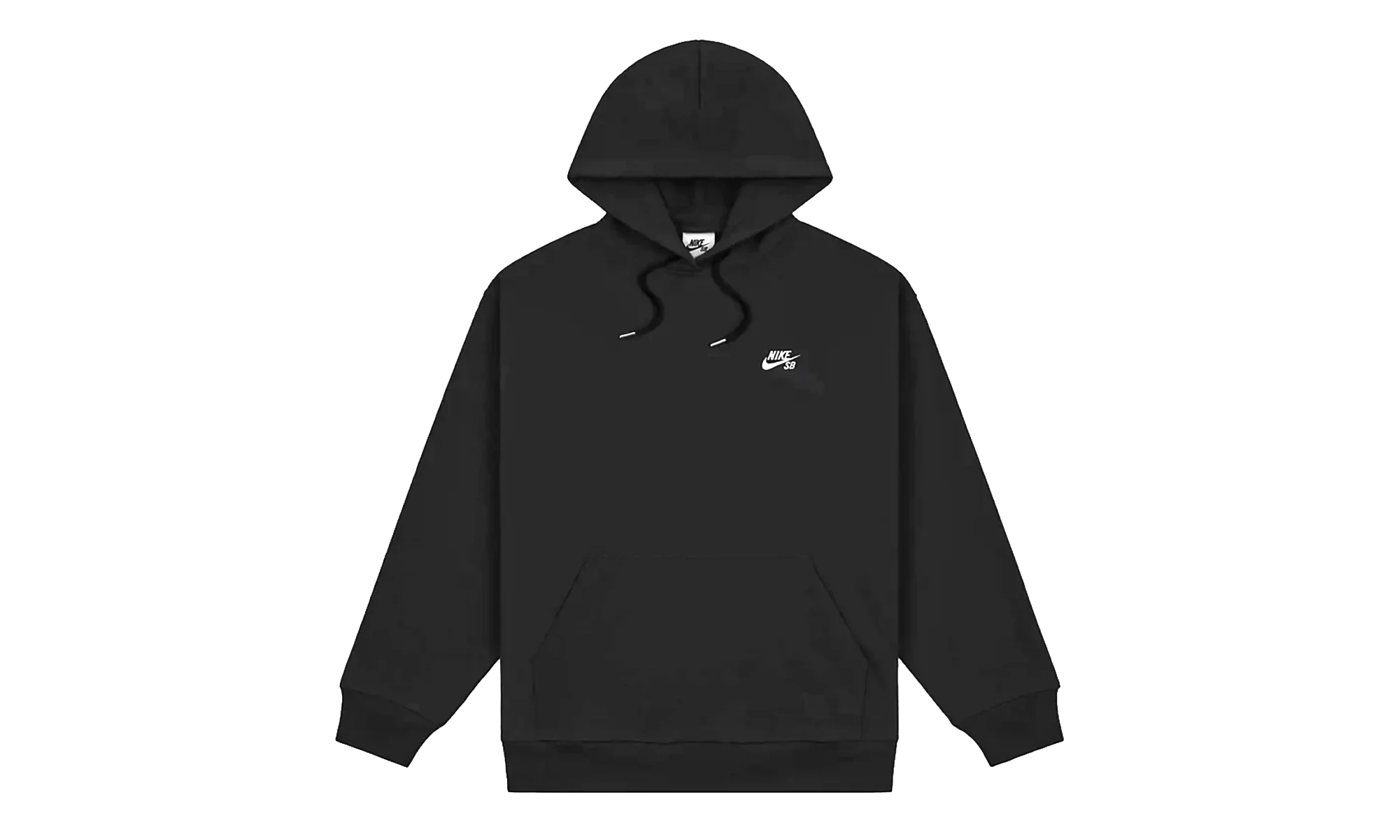 SB Fleece Pullover Skate Hoodie "Black / White" FV7351 010