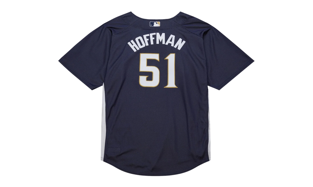 MLB Trevor Hoffman Authentic Batting Practice Pullover Jersey "2007 San Diego Padres – Navy" ABPJAC20014 SDPNAVY07THF