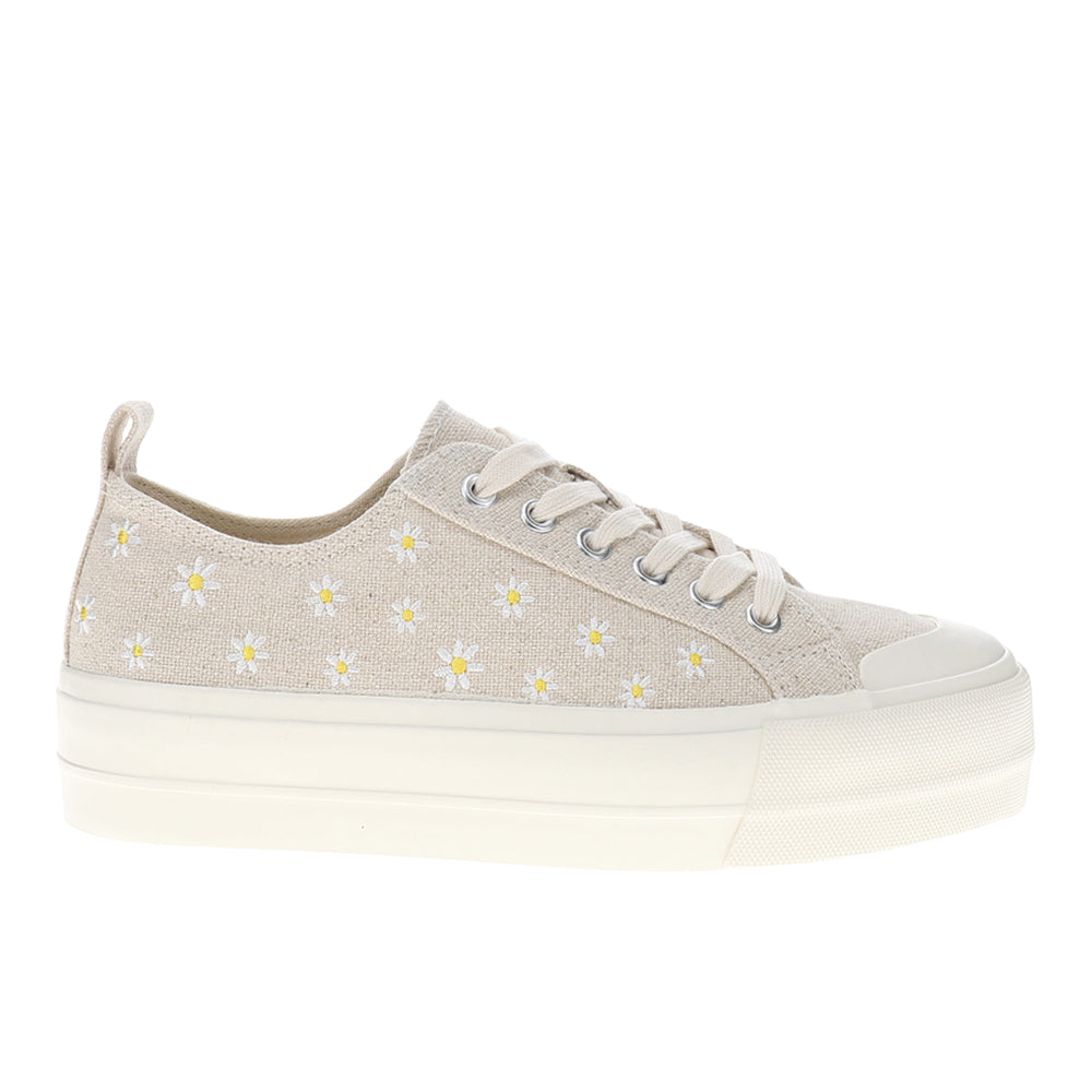 Take The Lead Floral Lace Up Sneakers