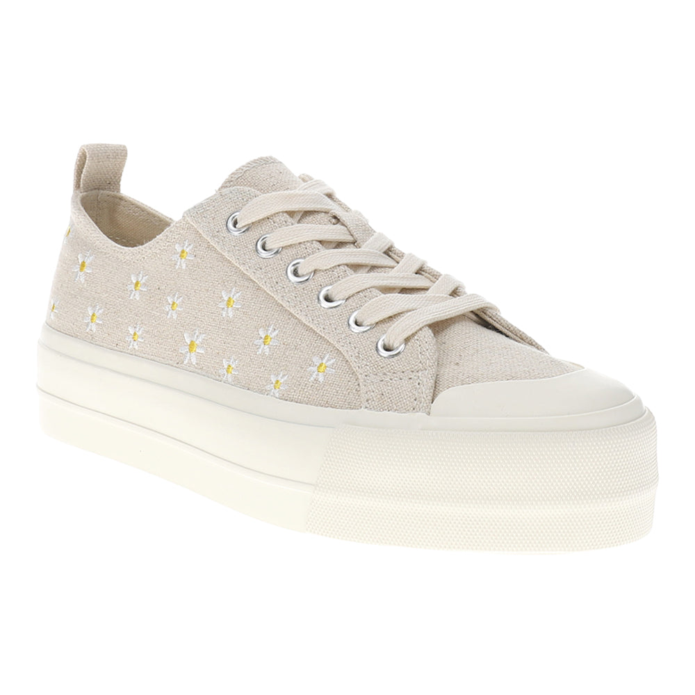 Take The Lead Floral Lace Up Sneakers