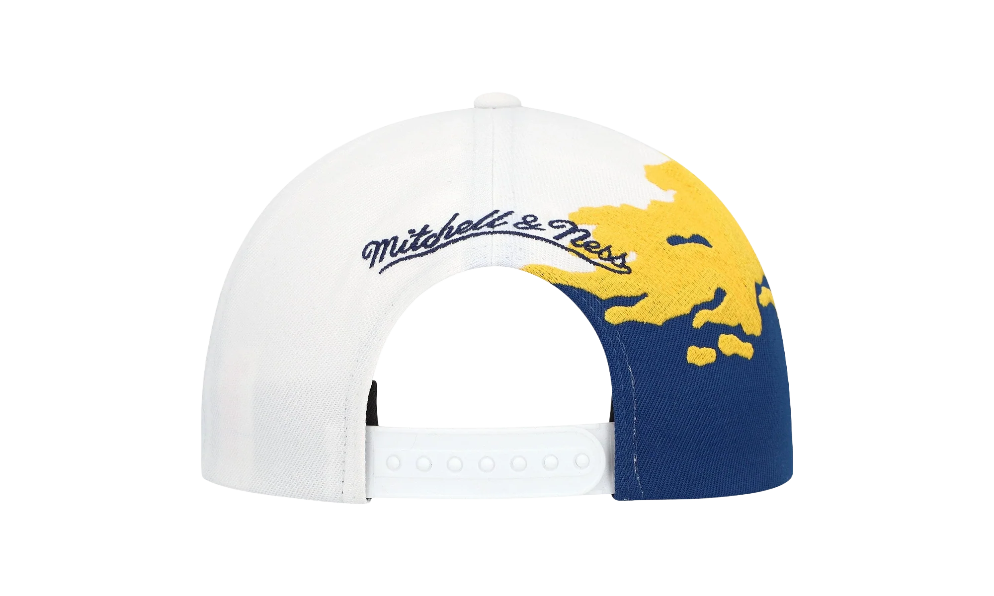NCAA Paintbrush Snapback Cap "Marquette Golden Eagles - White / Navy" HHSS3302 MAUYYPPPWHNV