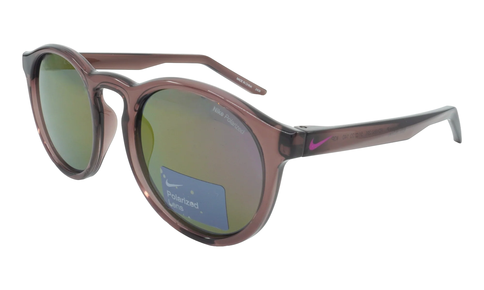 Swerve Polarized Sunglasses "Plum Eclipse / Polar Pink Flash" FD1850 291
