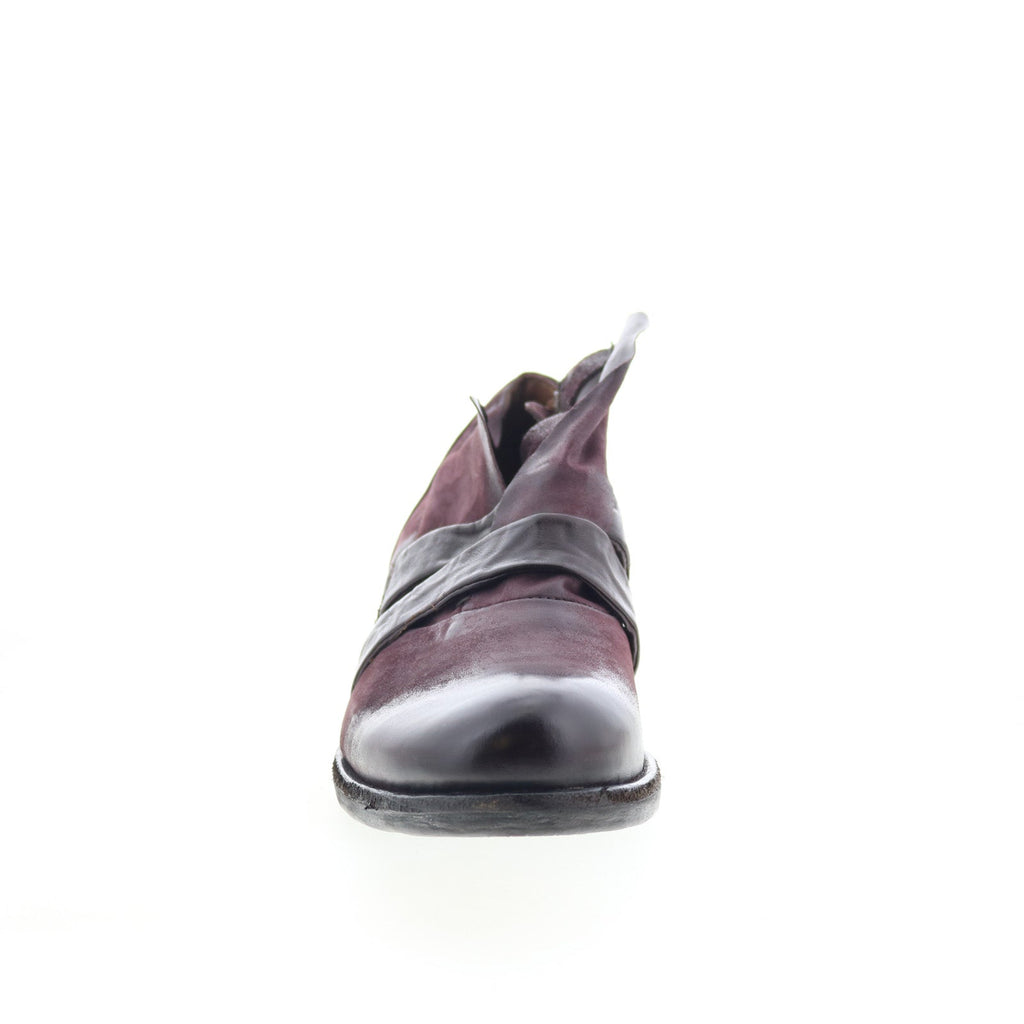 Tarek 516134-301-6903 Womens Burgundy Leather Ankle & Booties Boots