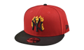 9FIFTY New York Yankees Flames Snapback "Scarlet / Black" 70947936
