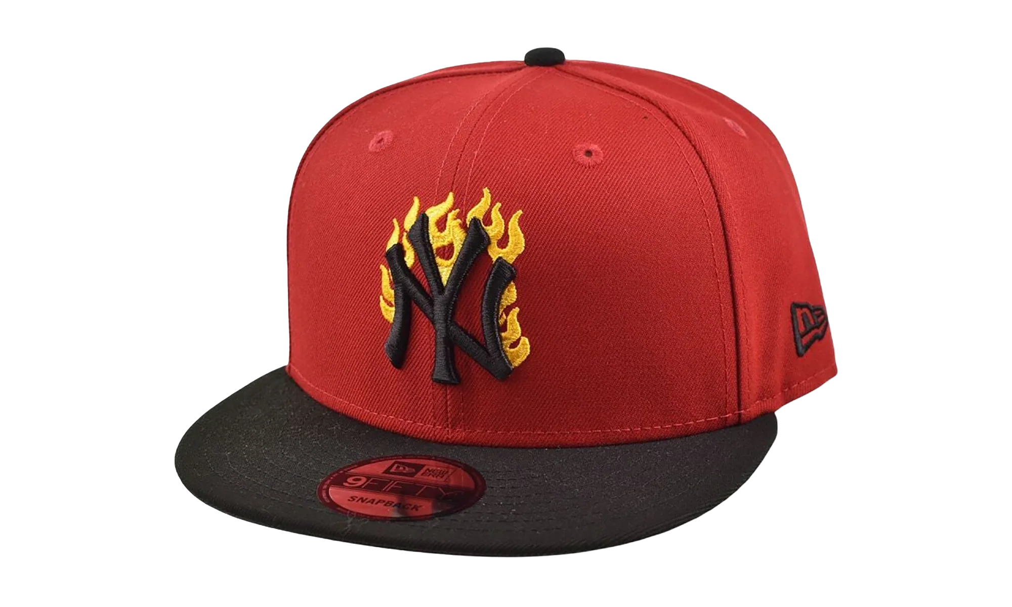 9FIFTY New York Yankees Flames Snapback "Scarlet / Black" 70947936