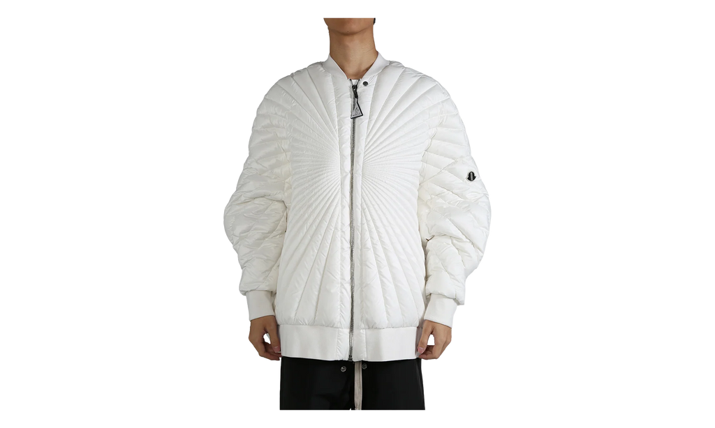 Rick Owens Woven Radiance Peter Jacket "Milk" MON40