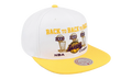 NBA Hardwood Classics 00-02 Champ Flipside Snapback Cap "Los Angeles Lakers - White / Yellow" HS8705 LALWHYW