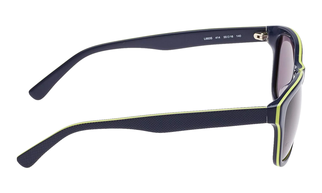 Rectangle Sunglasses "Blue/Yellow" L683S-414