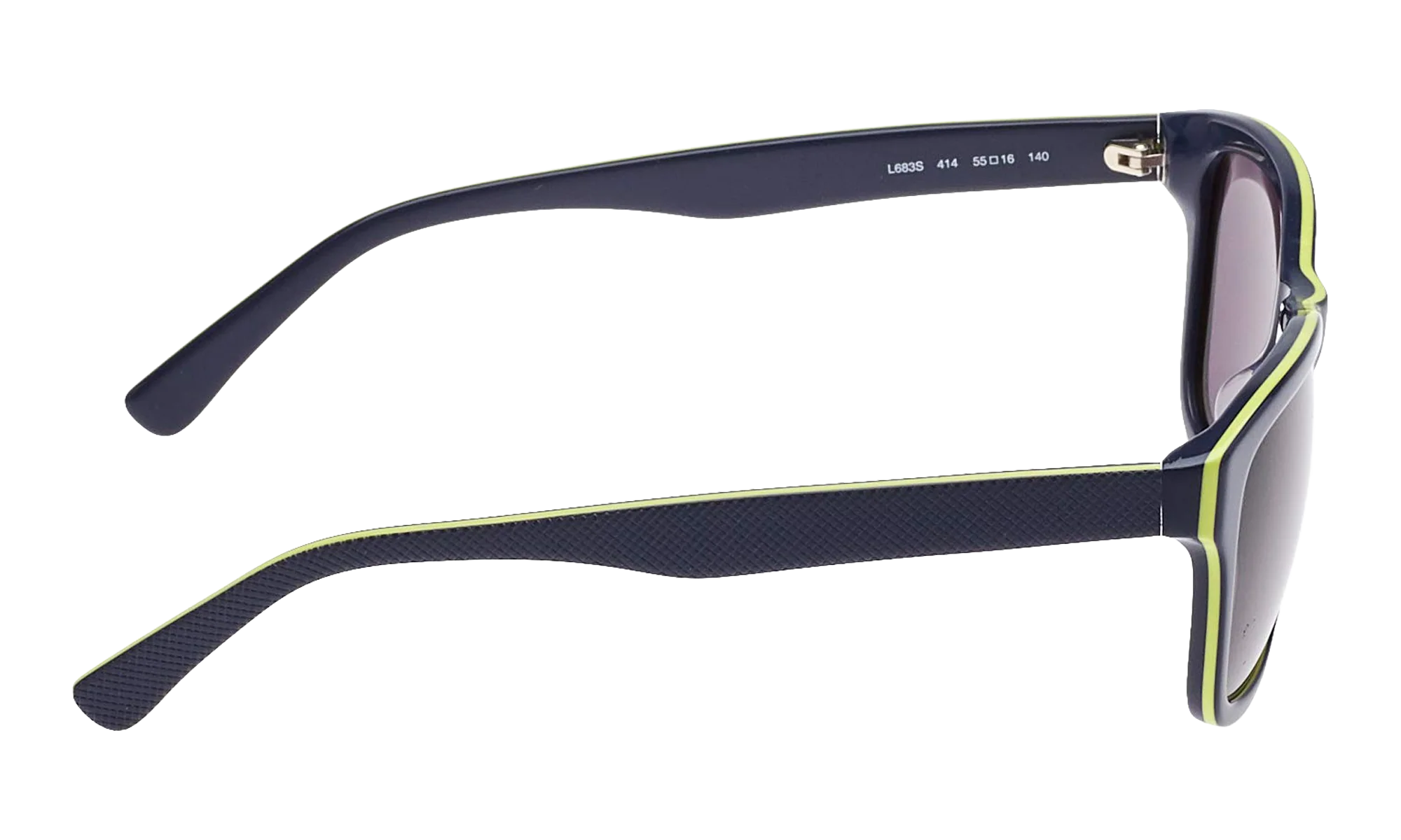 Rectangle Sunglasses "Blue/Yellow" L683S-414