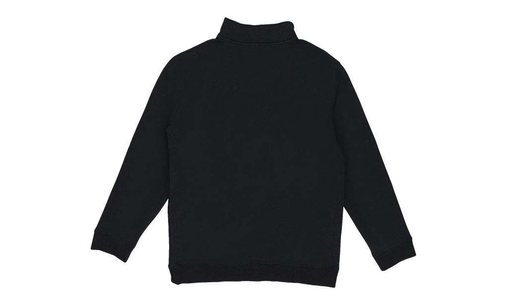 Quarter Zip Sweater "Black" SLR MTPS 0001