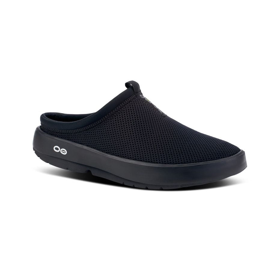 Women's OOcoozie Sport Mule Slipper in Black