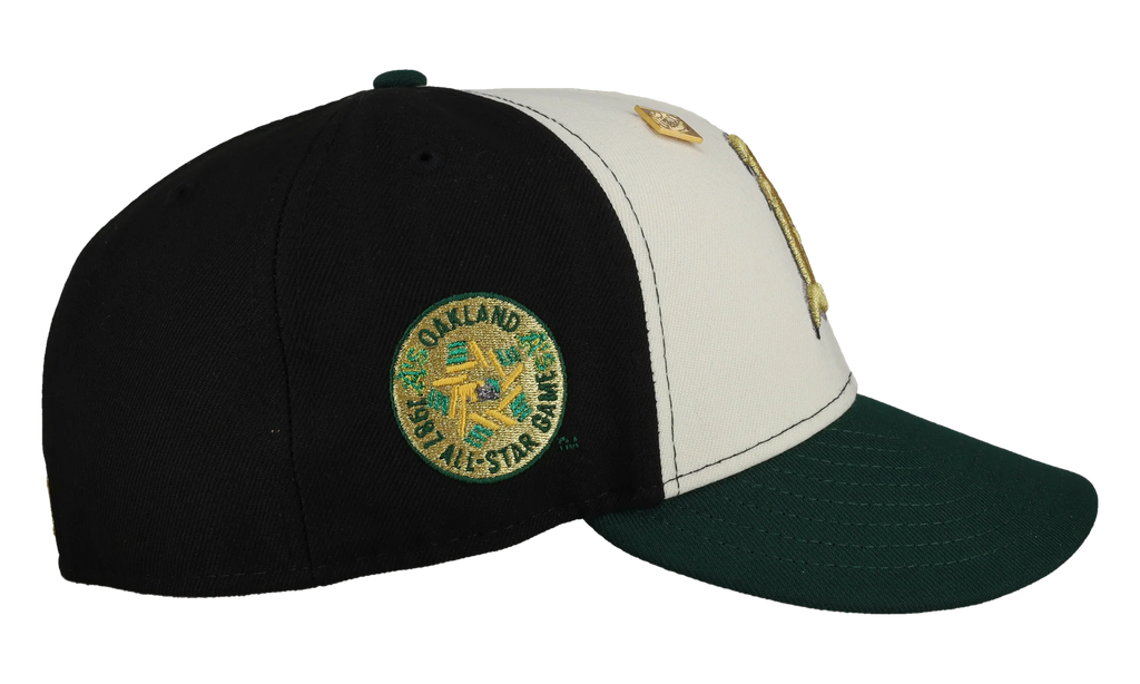 59FIFTY Oakland Athletics 1987 Allstar Game Fitted Hat "Metallic Pinwheel" NE420