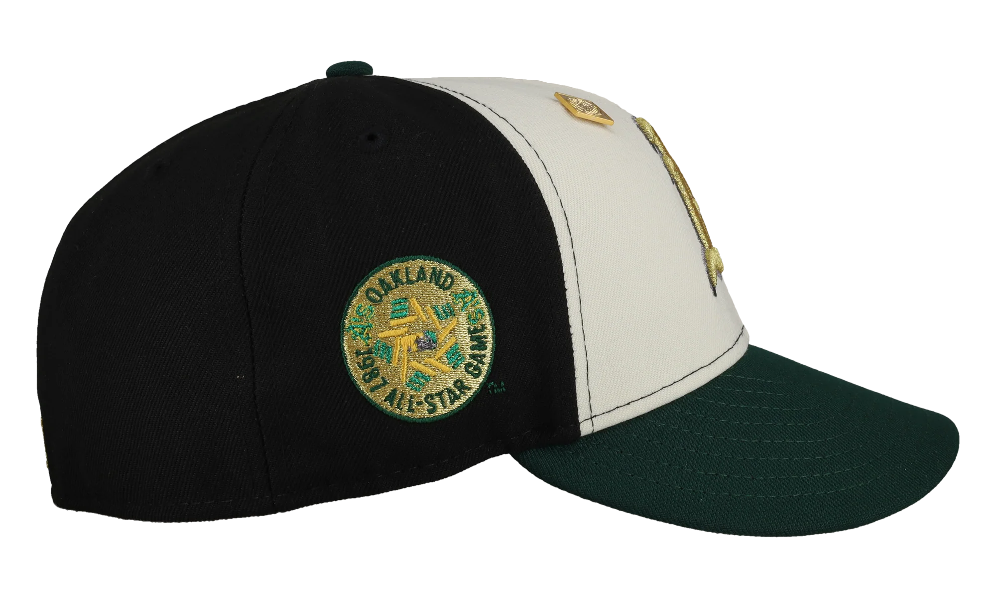 59FIFTY Oakland Athletics 1987 Allstar Game Fitted Hat "Metallic Pinwheel" NE420