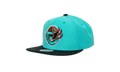 NBA Hardwood Classics Team 2 Tone 2.0 Snapback Cap "Memphis Grizzlies - Teal / Black" HHSS3267 VGRYYPPPTLBK