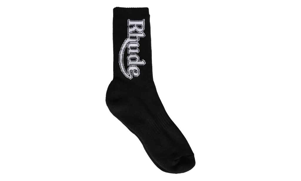 Vertical Race Track Sock "Black / White" RHFW25SO05750 3028