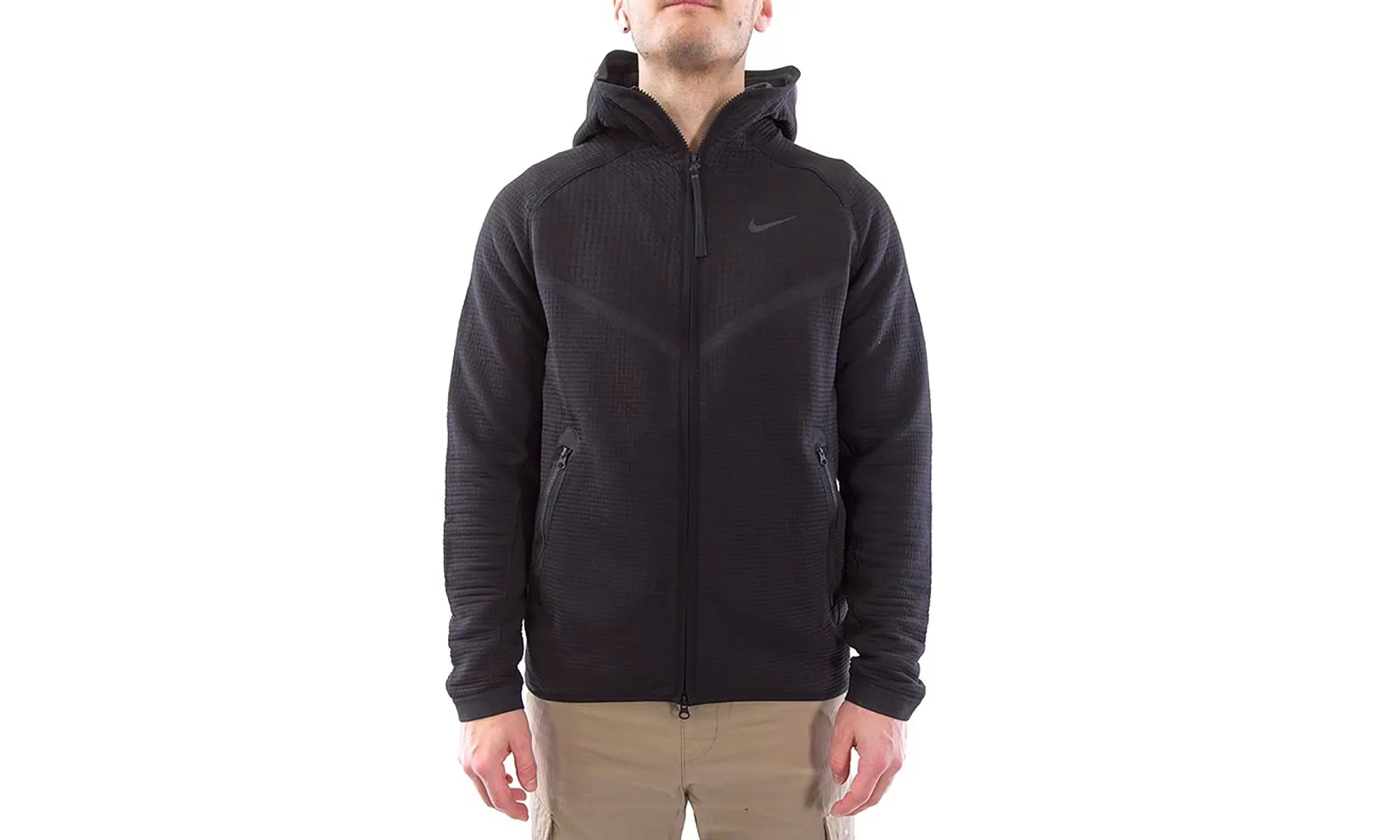 Tech Pack Windrunner Full Zip Hoodie "Black Anthracite" CU3598 010