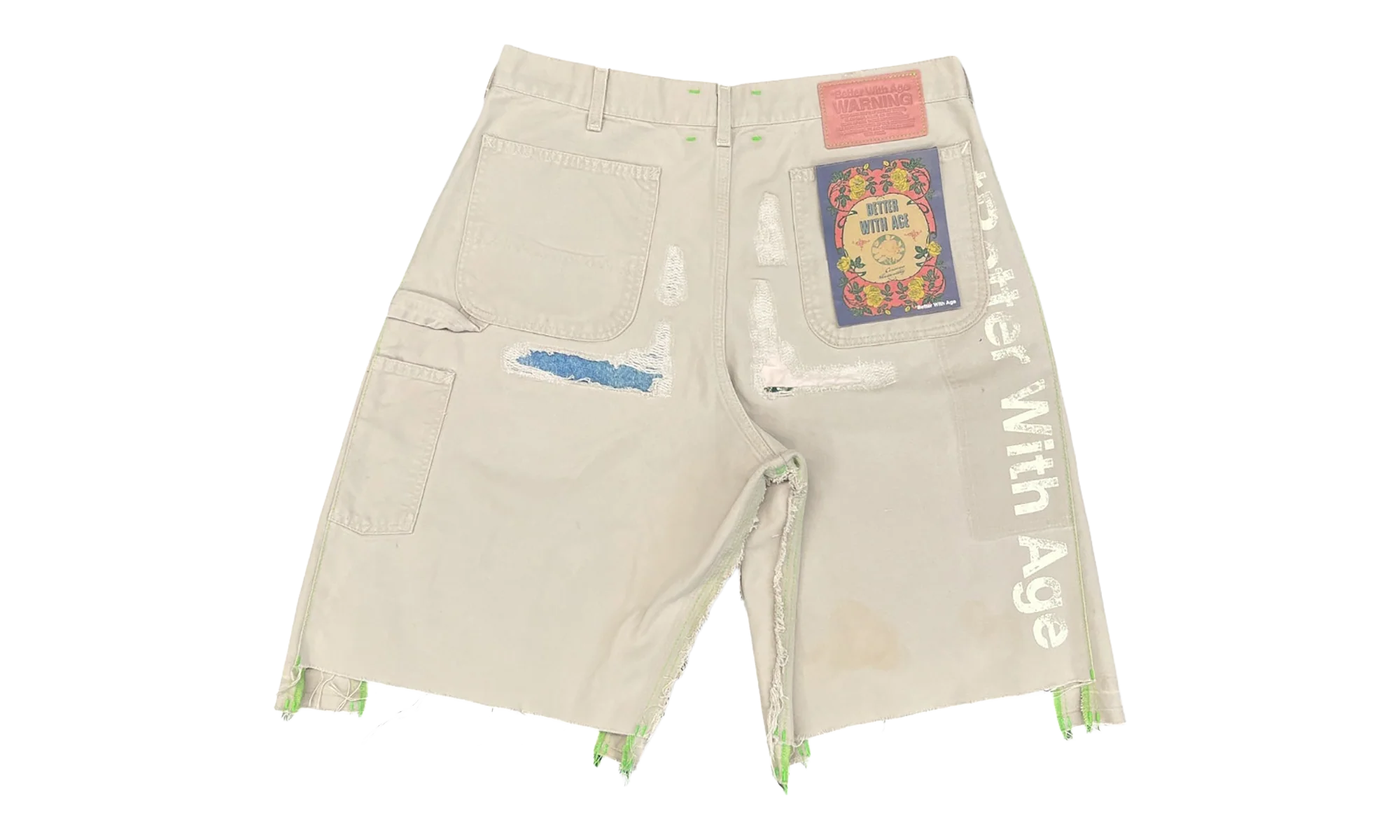 Repair Double-Wide Carpenter Shorts "Beige" BWA114