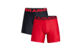 Tech 6" 2-Pack Boxerjock "Red / Black" 1327415 600