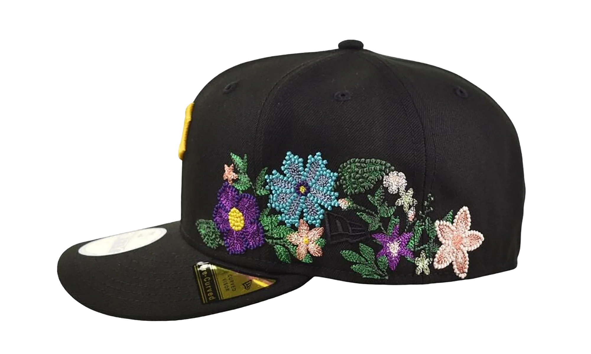 59FIFTY Tonal Florals Pittsburg Pirates Fitted Hat "Black" 60668936