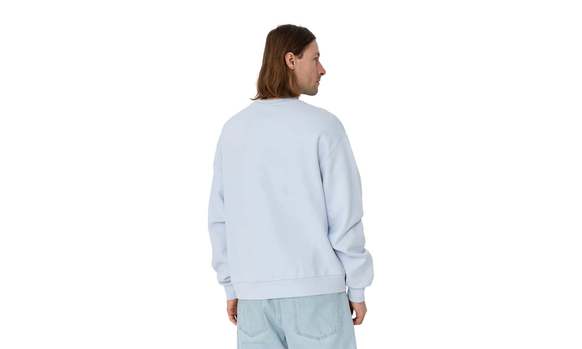 SB Fleece Skate Crewneck Sweatshirt "Football Grey / White" FV7353 085