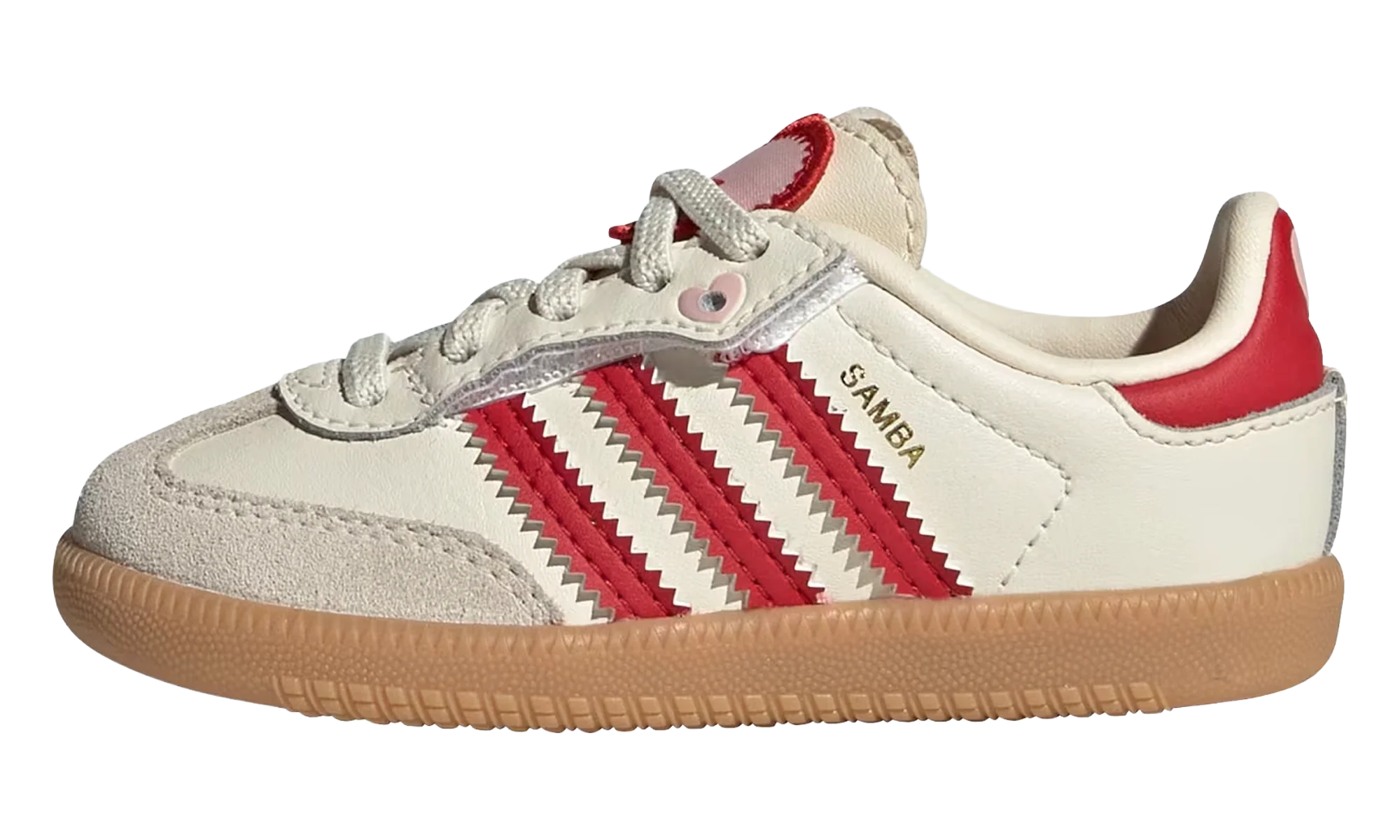 Samba OG Comfort Closure TD "Valentine's Day Cream White Scarlet (2026)" KI6682