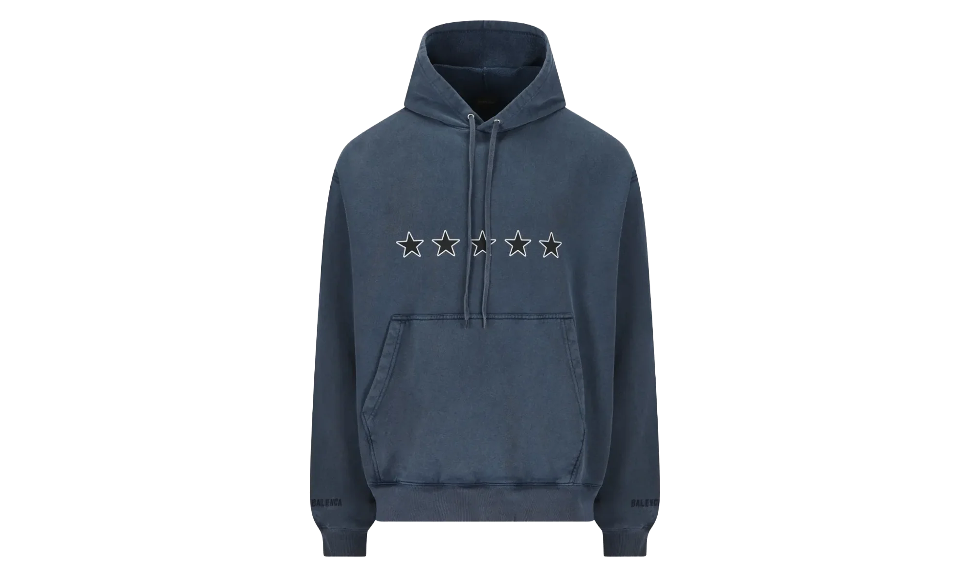 Oversized Drawstring Hoodie "Washed Navy" 858143 TTVL5 8806