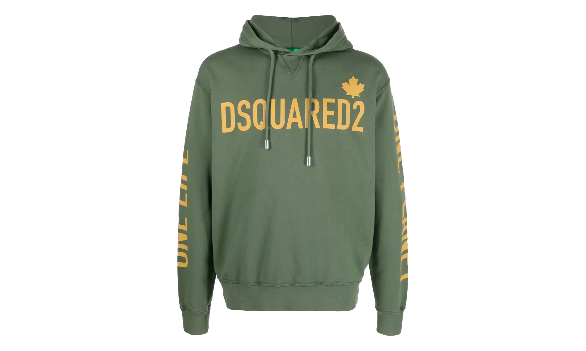 One Life Organic Cotton Hooded Sweatshirt "Green" S78GU0051S25538630